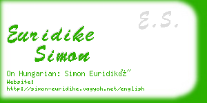 euridike simon business card